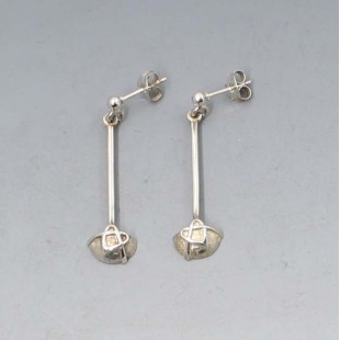 Ola Gorie Silver Drop Earrings