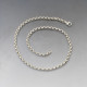 Sterling Silver Chain Necklace 36 Grams