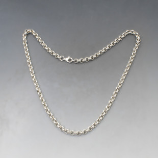 Sterling Silver Chain Necklace 36 Grams