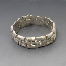 Bamboo Links 835 Silver Bracelet