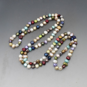 Dyed Freshwater Pearls Necklace