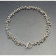 Vintage Heavy Silver Chain  Necklace