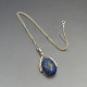 Lapis Lazuli and Silver Pendant