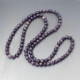 Amethyst Beads Necklace 31 Inches