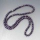 Amethyst Beads Necklace 31 Inches