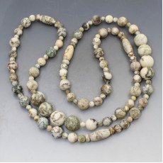 Long Jasper Beads Necklace