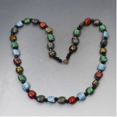 Multi Colour Venetian Bead Necklace