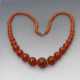 Vintage Carnelian Beads Necklace