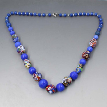  Venetian Blue Murano Glass Beads