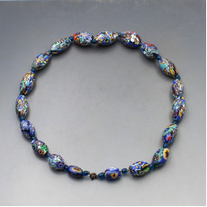 Venetian Millefiori Bead Necklace - 18 Inches