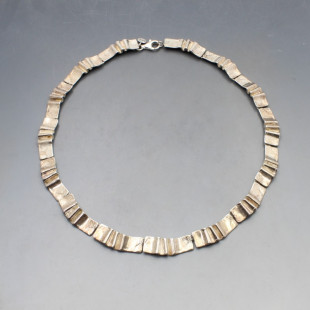 BEIT NIR Israel Silver Collar Necklace