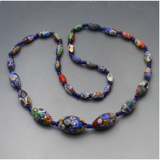 Venetian Millefiori Bead Necklace 