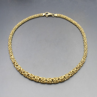 Veronese Italy Gold Vermeil Chain Necklace