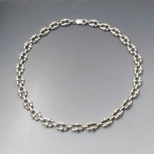 Mexico Taxco Silver Necklace 54 Grams