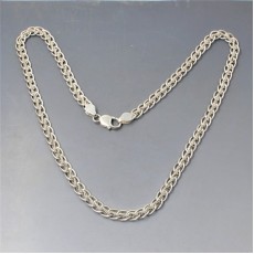 Decorative Silver Chain Necklace 