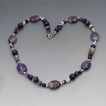 Amethyst Beads Necklace