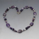 Amethyst Beads Necklace - 20 Inches