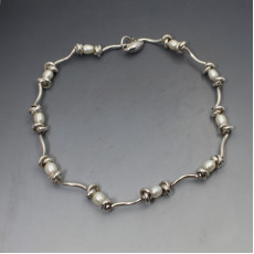Hi Ho Silver Pearl and Silver Necklace