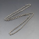 Long Silver Chain Necklace - 32 Inches