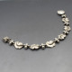 Georg Jensen Silver Leaves Bracelet #96