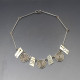 Vintage Mexico Silver Swirls Necklace 