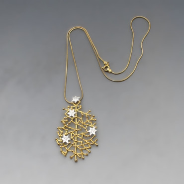 Tapio Wirkkala Gold Starry Sky Pendant