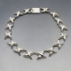 Vintage Silver Mexico Modernist Necklace