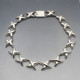Chunky Silver Mexico Modernist Necklace