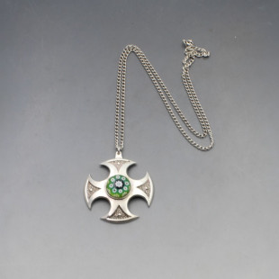 Caithness Jewellery Glass Silver Pendant