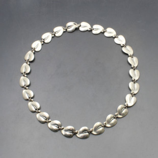 Eiler and Marloe Denmark 830 Silver Leaves Necklace