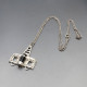 Silver Designer JVB Oil Rig Pendant