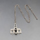 Silver Designer JVB Oil Rig Pendant
