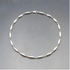 Silver Ovals Necklace