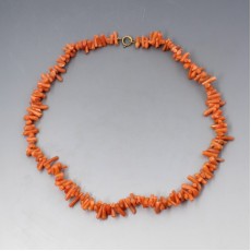 Vintage Coral Branch Necklace