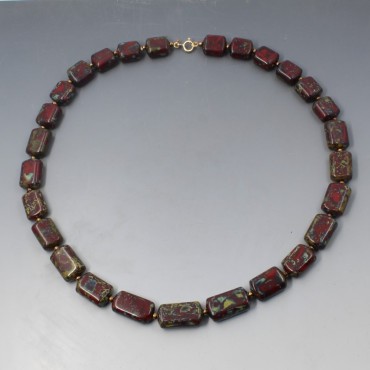 Bloodstone Beads Necklace