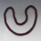 Garnet Rope Beads - 24 Inches