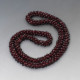 Garnet Rope Beads - 24 Inches