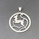 Hansen and Anderson 830 Silver Stag Pendant
