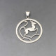 Hansen and Anderson 830 Silver Stag Pendant