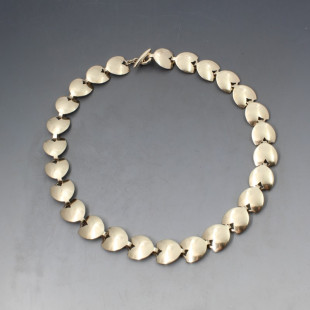 Herman Siersbol Gold Vermeil Petals Necklace 
