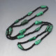 Malachite Cone Beads Necklace 