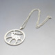 Juhls Silver Reindeer Pendant