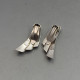 NE From Art Deco Silver Earrings