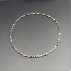 Designer Silver Link Necklace 