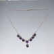 intage Amethyst and  Silver Necklace
