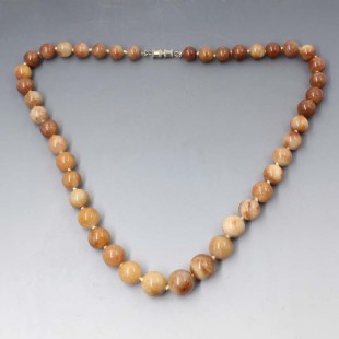 Vintage Polished Agate Beads Set