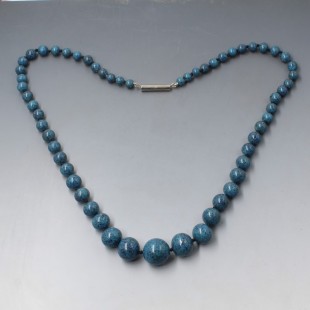 Blue Apatite Beads Necklace 