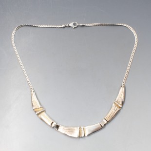 GIFA Danish Silver Modernist Necklace