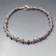 Hiho Silver Amethyst and Silver Chain Necklace