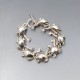 Sterling Silver Frogs Bracelet